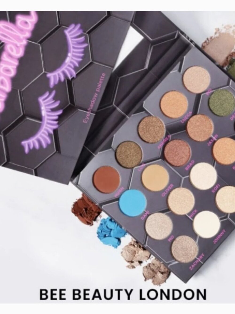 BEEBEAUTY Barbarella Eyeshadow Palette - 20 shades - NEVER USED/SWATCHED